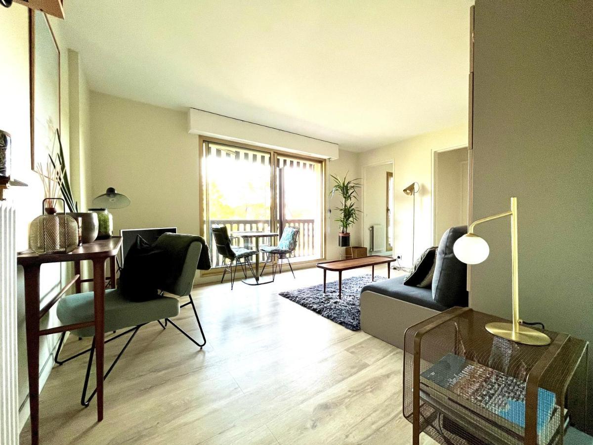 Beau Studio Terrasse Vue Jardin - A 2 Pas De La Mer Deauville Ngoại thất bức ảnh